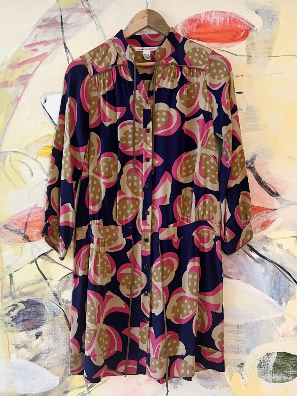 Diane von Furstenberg (DVF) Silk Shirt Dress